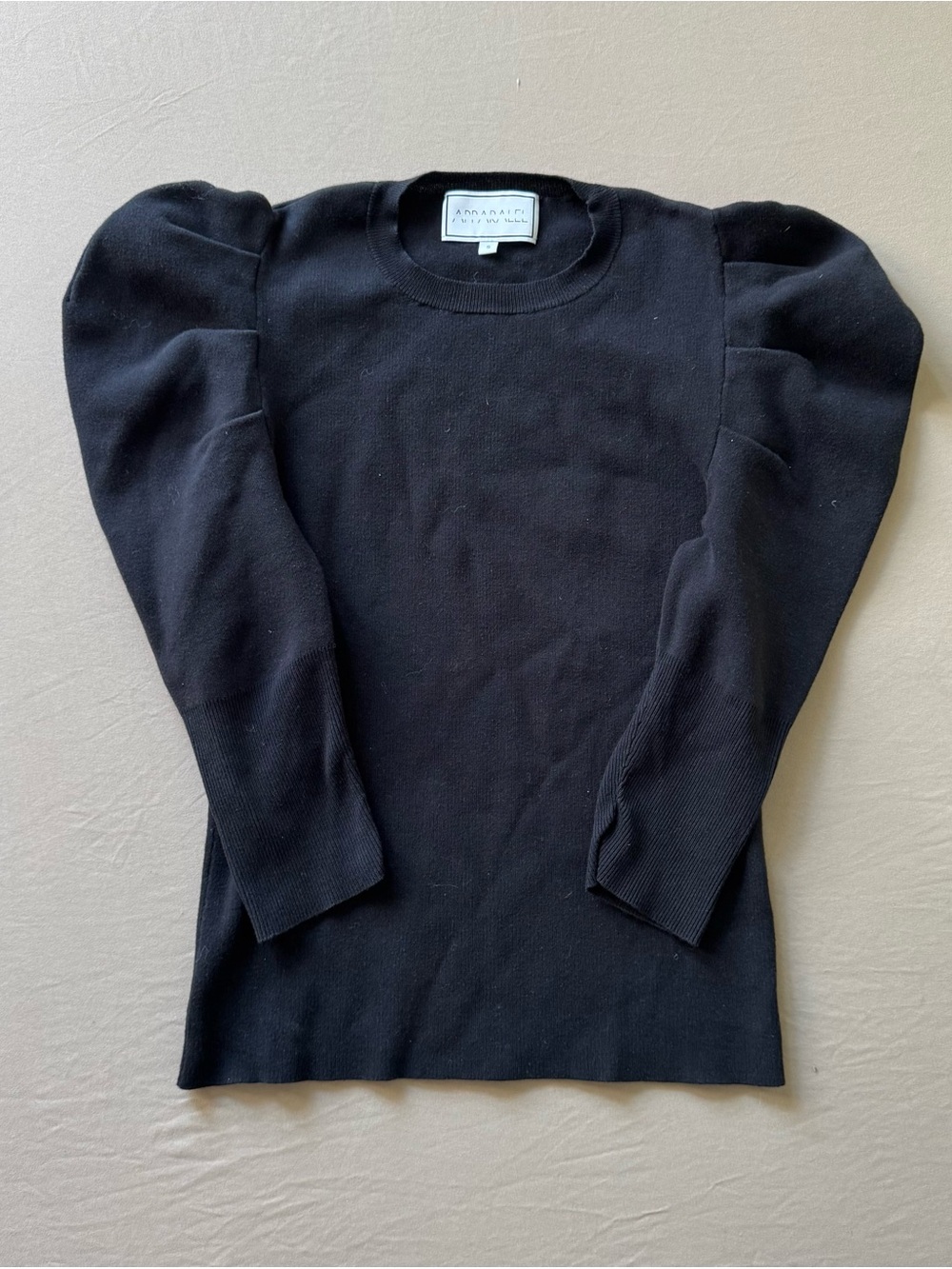 Apparalel Shoulder Puff Sleeve Sweater